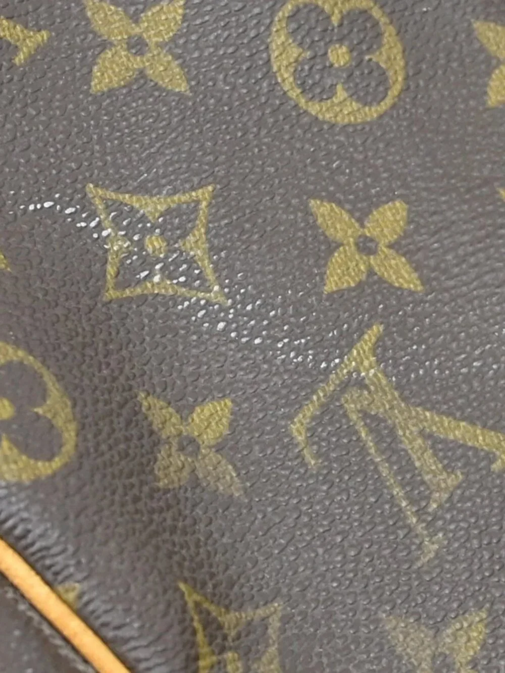 Louis Vuitton Keepall Bandouliere Duffle Brown Canvas